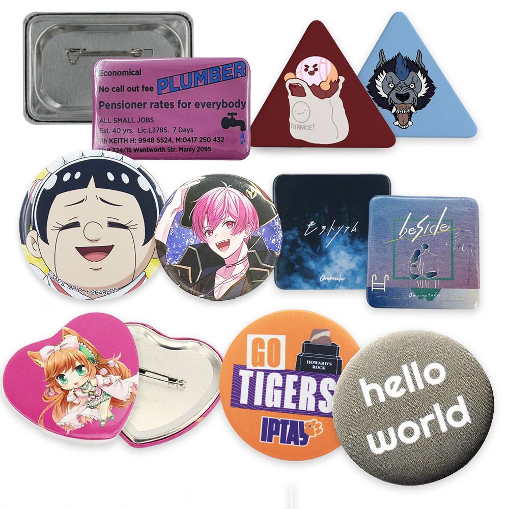 Customized Tin Button Badge Manufacturer