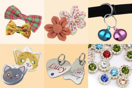 Les accessoires de décoration pour les colliers de chat sont-ils personnalisables ?