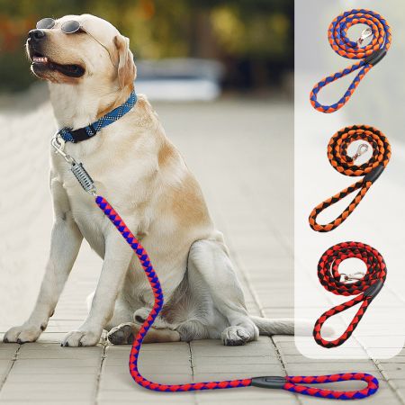 卸売ナイロン編み犬リード。