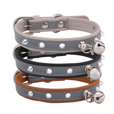 Wholesale Plaid Cat Collar With Bell.