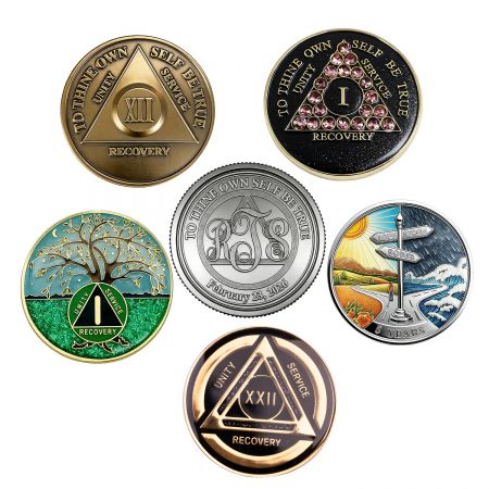 Custom AA Coin - Factory-Direct Custom-Made AA Sobriety Coins