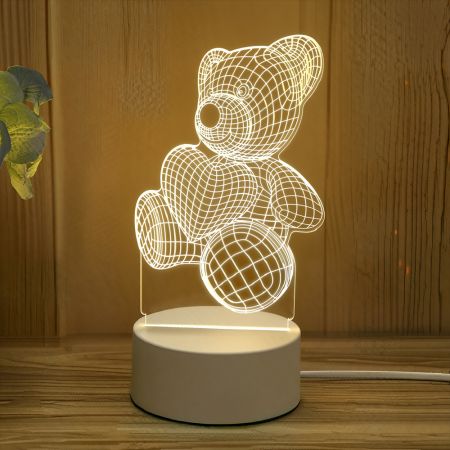 Lampe de nuit de visualisation acrylique personnalisée ODM.