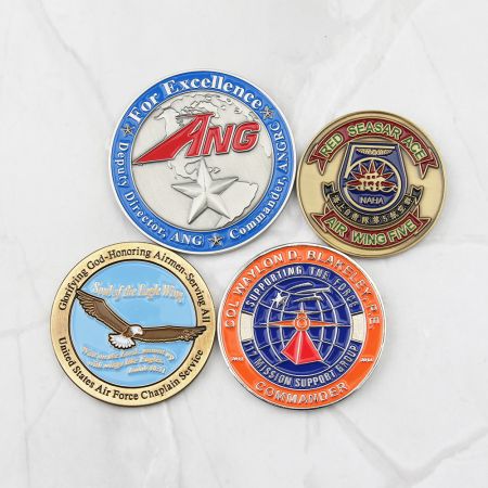 Pièce personnalisée de l'armée de l'air avec boîte cadeau en 2 pièces.