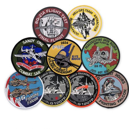Hochwertige maßgeschneiderte Luftwaffen-Patches.