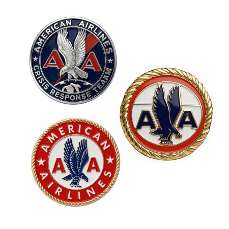 American Airlines Pin Badges Manufacturer.