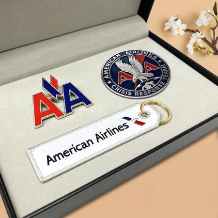 Personalized Flight Attendant Name Badges.