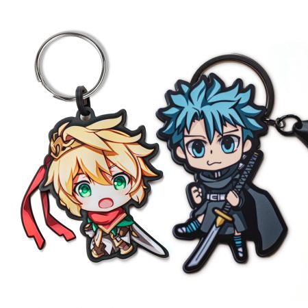 Custom Anime Rubber Keychain