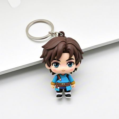 Custom Flexilis viverra mores Keychain.