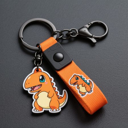 Anime-Handgelenk-Lanyards mit individuellem Design.