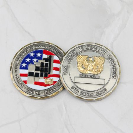 Presente Único de Moeda de Desafio do Exército.