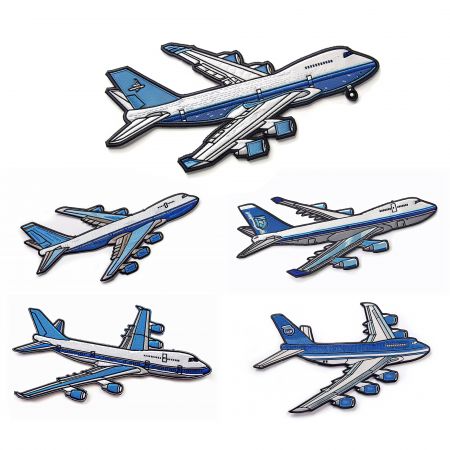 Patches en cuir de pilote personnalisés.