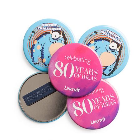 Magnet Kulkas Lencana Tombol Promosi.