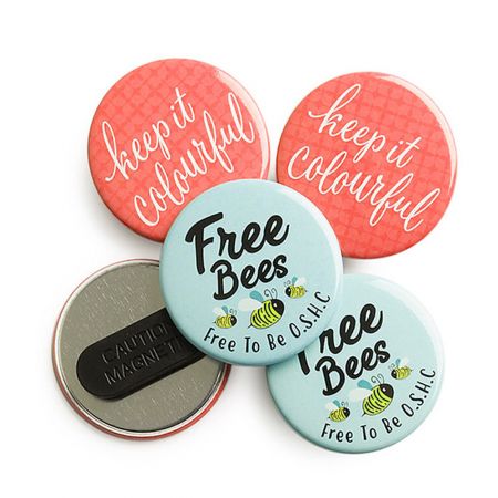 Magnet Lencana Timah Kustom yang Lucu.