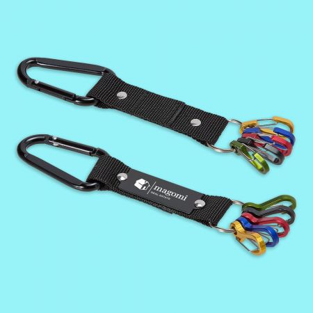 Móc chìa khóa dây đeo carabiner cá nhân hóa.