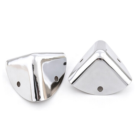 Custom-Designed Metal Corner Protectors With Openwork And Embossed Patterns.