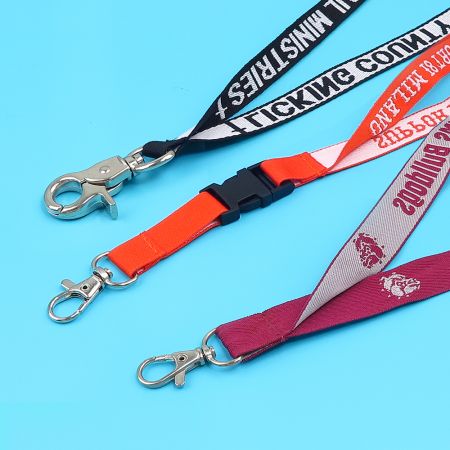 Custom Lanyard With Double Colors.