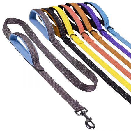 Custom Dog Leash With Traffic Handle.