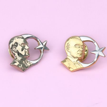Maßgeschneiderte zweifarbige beschichtete Nadel.