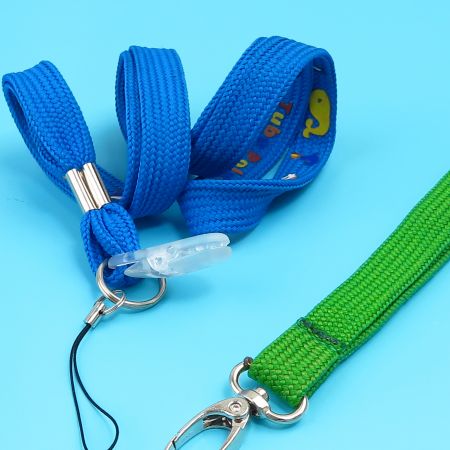 Cinta de cuello plana personalizada con impresión de seda.