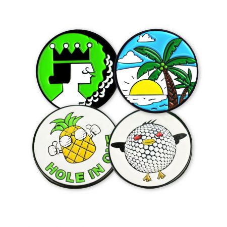 Marcador de bola de golf personalizado.