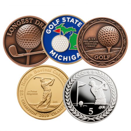 Custom Golf Coin - Golf Ball Marker Coins Manufacturer