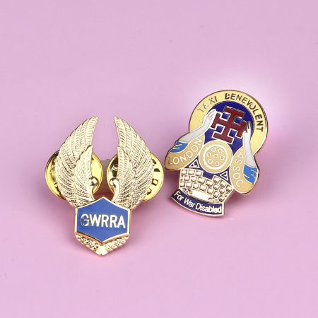 Cloisonne Badge Pins.