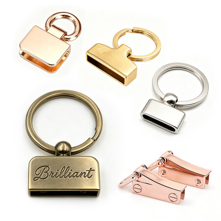 Custom Keyring & Key Fob Hardware - Custom Split Rings for Keychains