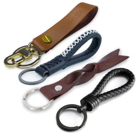 Cordão de Chaveiro de Couro Personalizado