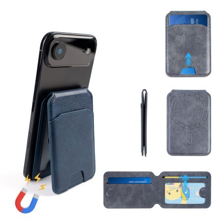 OEM Customized Leather MagSafe Card Holders.
