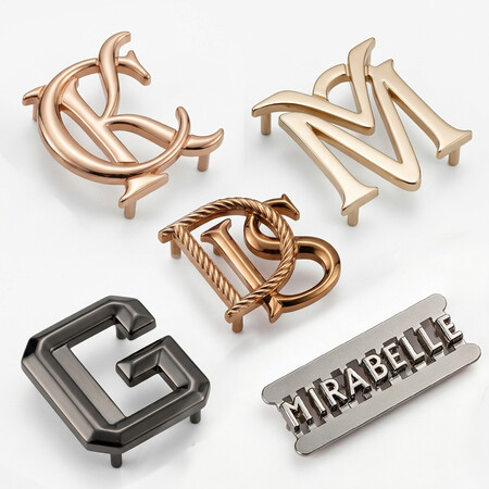 Custom Letter Ornament - Custom Brass Zinc Iron Metal Letter Ornaments