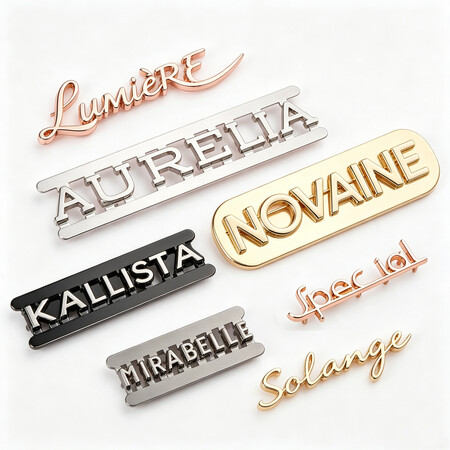 Metal Alphabet Charms & Letter Tags OEM Factory.