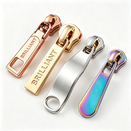 Garment Metal Zipper Pull Custom.