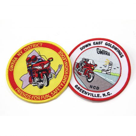 Individuelles Motorrad-Logo-Patch.