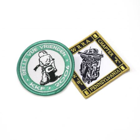 Individuelles Motorrad-Patch-Applikation.