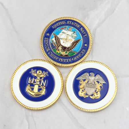 Benutzerdefinierter Anbieter von Challenge Coins der Marine.