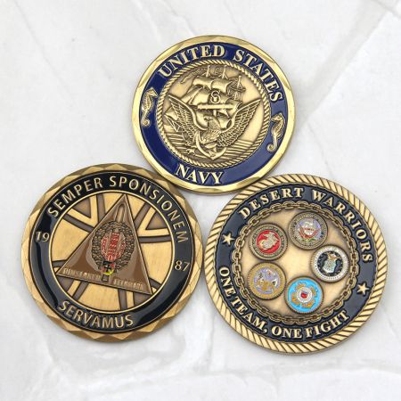 Benutzerdefinierte Souvenirs der Army Navy Challenge Coins.