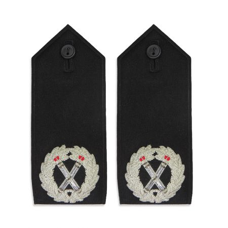 Épaulières de broderie pour les forces de l'ordre.