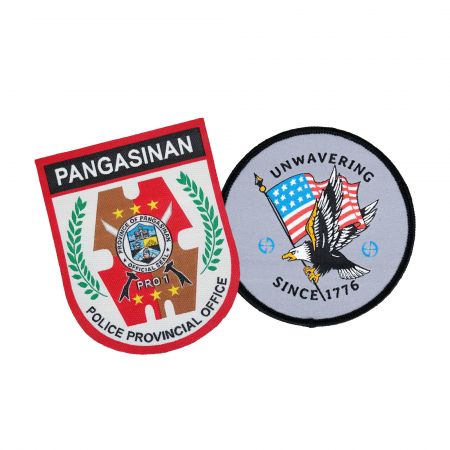 Police Uniform Woven Badge with Competitive Price.