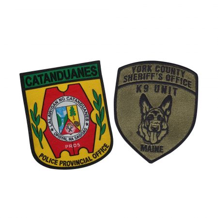 High-end Police Woven Patch with Custom Logo.