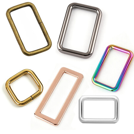 Custom Rectangle Ring - Custom Rectangle Bag Ring