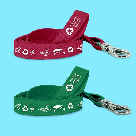 Dây đeo thẻ PET tái chế in lụa.