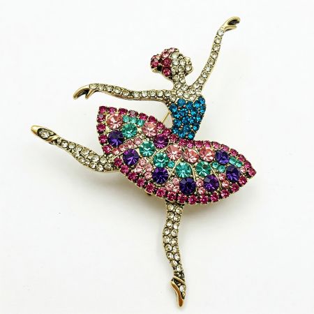 Bespoke Ballet Rhinestone Badge.
