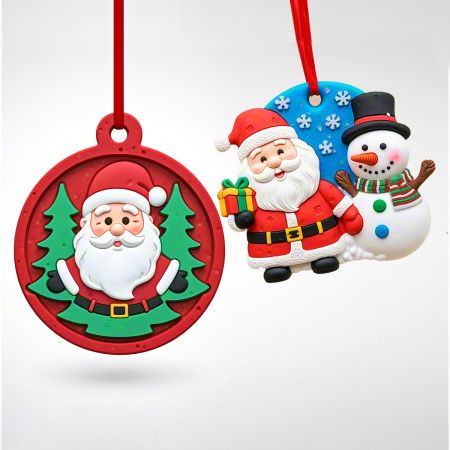 Benutzerdefiniertes Design Gummiente Ornament.