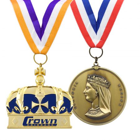 Unique Custom Service Medal.