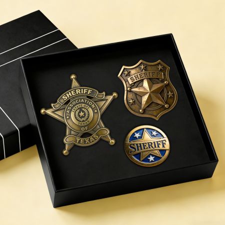 Custom Sheriff and Deputy Badges for Departments.