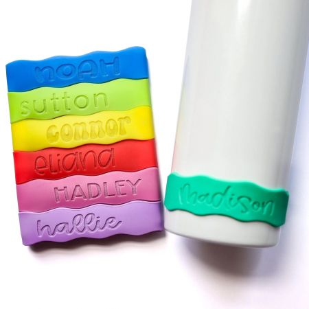 Labels Bottles Siliconae Custom pro Daycare.