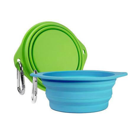 קערת סיליקון collapsible לחיות מחמד באיכות גבוהה.