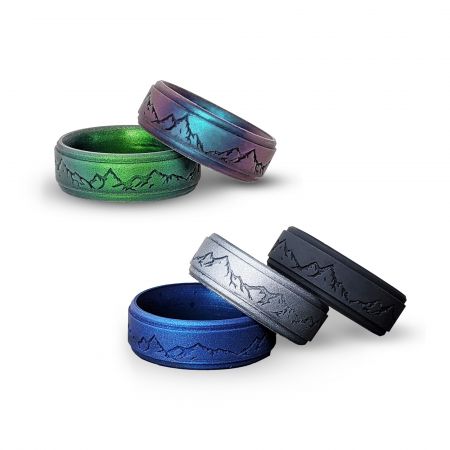 Nhẫn Cưới Silicone Cao Su Đặt Hàng.
