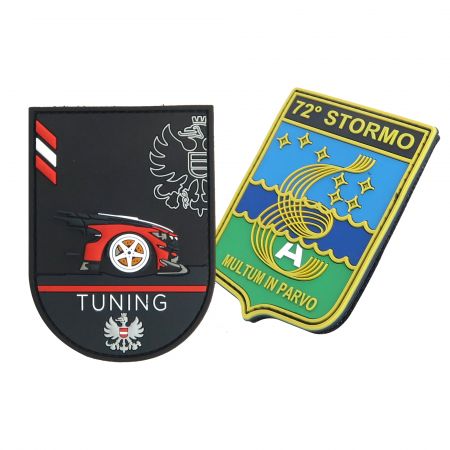 Etichette in gomma PVC personalizzate e non tossiche.