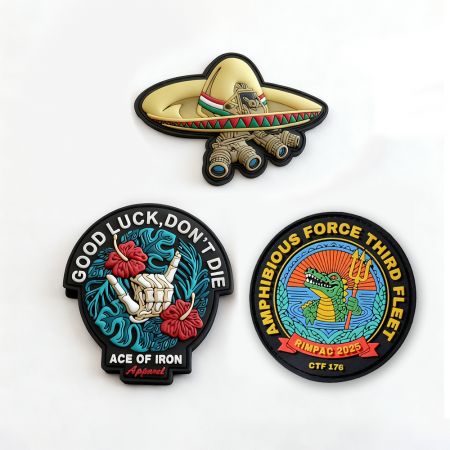 Patches de Borracha Macia Sob Medida.